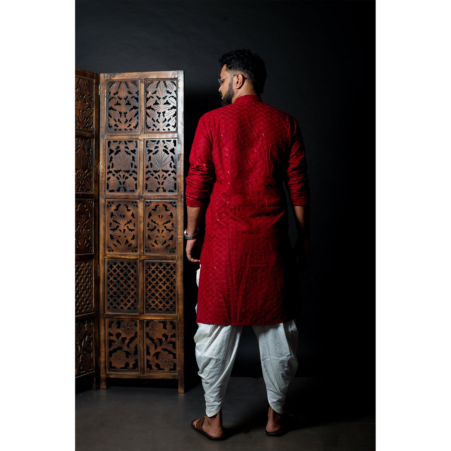 Elegant Red Kurta - Tradition Meets Style