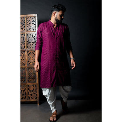 Elegant Maroon Kurta - Tradition Meets Style