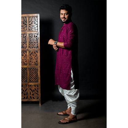 Elegant Maroon Kurta - Tradition Meets Style