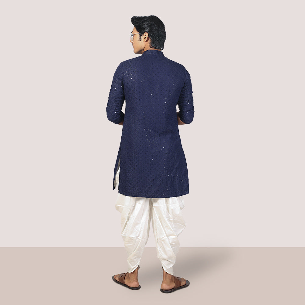 Elegant Navy Blue Kurta - Tradition Meets Style