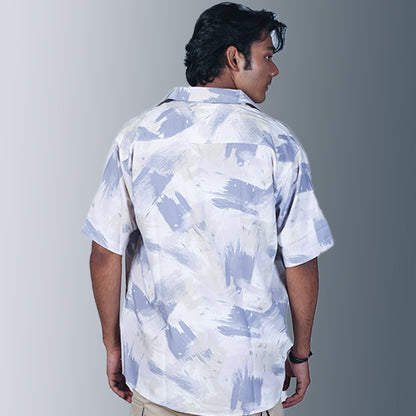 Brush of Cool - Contemporary Casual Half Sleeve Shirt